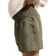H&M Mama Linen Blend Shorts Dark Khaki Green (1255697003)
