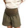 H&M Mama Linen Blend Shorts Dark Khaki Green (1255697003)