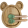 OHS Personalised Bamboo Bear Shaped Serving Tray 3pcs