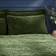 Dunelm Haisley Geometric Duvet Cover Green (200x200cm)