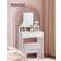 Vasagle RDT103W01 White Dressing Table 40x60cm