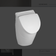 Villeroy & Boch Urinarios, 290 x 495 x 245 mm, suministro de agua empotrado, porcelana sanitaria Blanca Tapa