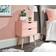 GFW Nyborg Pink Bedside Table 30x40cm