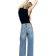 H&M Dame Ultra High Jeans - Blå