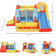 OutSunny Rocket Slide Adventure Bouncy Castle