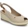 Tommy Hilfiger Flag Mid Wedge Espad Slingback - Beige
