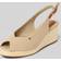 Tommy Hilfiger Flag Mid Wedge Espad Slingback - Beige