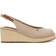 Tommy Hilfiger Flag Mid Wedge Espad Slingback - Beige