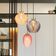 Globo Jessica Matte Gold/Multicoloured Pendellampa ∅ 45cm