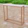 LPD Furniture Harlow Oak White Console Table 25x90cm