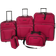 vidaXL Travel Luggage 5 delar - Red