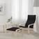 IKEA Poang Knisa Black/Birch Veneer Lænestol 100cm