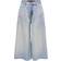 Only Onlla Høj Talje Wide Leg Fit Denimshorts - Light Blue Denim