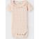 Lil'Atelier Økologisk Bomuld Bodystocking - Pastelpink/Rød