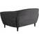 Actona Ria Dark Grey Sofa 150cm 2 personers
