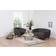 Actona Ria Dark Grey Sofa 150cm 2 personers