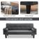 Clipeyh 1226 Dark Grey Sofa 71.6" 3 Seater