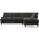 Dunelm Darwin Charcoal Sofa 276cm 4 Seater