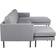 Venture Design Zoom Grey/Black Soffa 260cm 4-sits