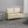 Homcom 143cm 2 Seater Beige Sofa 143cm 2 Seater