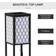Homcom Modern Shelf Black Floor Lamp 160cm