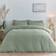 Dunelm Billie Duvet Cover Green (260x220cm)