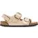 Birkenstock Milano Big Buckle Natural Leather Patent - High Shine New Beige