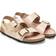 Birkenstock Milano Big Buckle Natural Leather Patent - High Shine New Beige