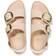 Birkenstock Milano Big Buckle Natural Leather Patent - High Shine New Beige