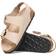 Birkenstock Milano Big Buckle Natural Leather Patent - High Shine New Beige