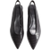 H&M Pointed Slingbacks - Dark Grey/Crocodile Patterned