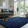 Dunelm Pure Washable Shaggy Rug - Pure Navy Blue 160x230cm