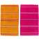 Catherine Lansfield Rainbow Bath Towel Orange, Pink (150x75cm)