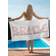 Shein Custom Bride And Bridesmaid Beach Towels 1pc Bath Towel Pink (140x70cm)