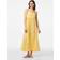 Pieces Cami Midi Dress - Pale Yellow Stripe