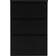 SECONIQUE Walker Black Bedside Table 40x40cm 2pcs