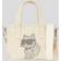 Karl Lagerfeld Ikon Choupette Rhinestone Small Shopper - Natural