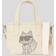 Karl Lagerfeld Ikon Choupette Rhinestone Small Shopper - Natural