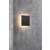Nordlux Artego Square Black Wall Flush Light 15cm