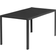 IDMarket Salon Jardin Madrid Table 150 Cm Et 6 Chaises Empilables Gris Anthracite Ensemble repas de patio, 1 Table incluse 6 Chaises