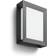 Philips myGarden Karp Anthracite Wall Flush Light 8.8cm