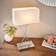 Endon Epalle White Table Lamp 58.5cm