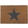 Garden Trading Star Doormat, Large-Coir Natural 60x90cm