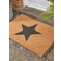 Garden Trading Star Doormat, Large-Coir Natural 60x90cm