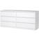 Furniture To Go Naia Wide White Chest of Drawer 153.7x70.1cm