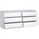 Furniture To Go Naia Wide White Chest of Drawer 153.7x70.1cm
