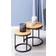 Living Home Spencer Oak Satsbord 45x45cm 2st