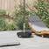 vidaXL Wheeled Parasol Base for Ø38/48mm Poles Black Granite 30 kg Round