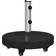 vidaXL Wheeled Parasol Base for Ø38/48mm Poles Black Granite 30 kg Round