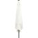vidaXL Square Garden Parasol with LED Lights 295x245 cm Sand White